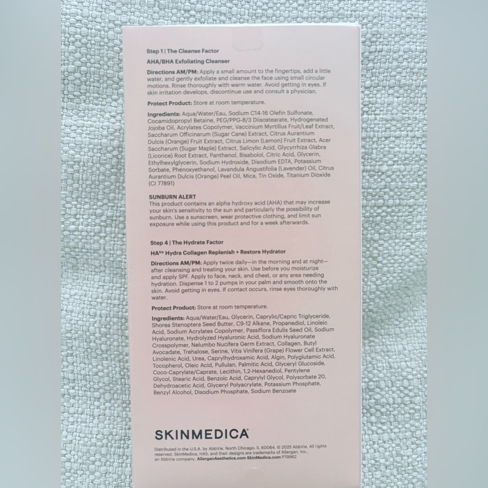 SkinMedica Brighten & Hydrate Duo new in box. Includes super cute cosmetic bag. - Picture 4 of 5